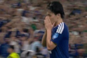日本2-0领先突尼斯!上田绮世第31分钟远射破门 收获世界杯处子球配图