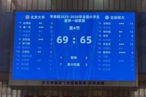 拒绝逆转!CUBAL决赛首轮北大险胜北师大配图