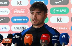 韩国归化球员：世界杯首秀很高兴，输球令人惋惜，丢球是自己失误配图
