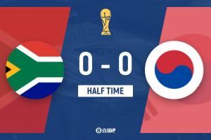 半场-韩国暂0-0南非 金玟哉、李刚仁造险 马克霍帕失良机配图
