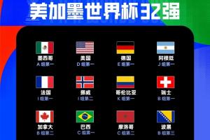 各足联晋级情况:欧足联13队 南美足联5队,亚足联2队 非足联9队配图