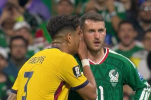 FIFA解释因卡皮耶红牌原因：在与对方球员发生冲突时捂住嘴巴配图