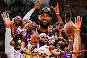 八年时光!ESPN晒海报致敬詹姆斯湖人生涯:这段旅程真是精彩配图