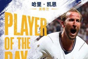 直播吧世界杯第21日MVP:凯恩无悬念当选!双响+绝杀助英格兰逆转配图