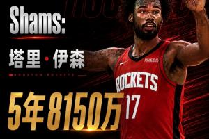 火箭若调整伊森合同结构+交易DFS有望退出一奢 甚至免交奢侈税!配图