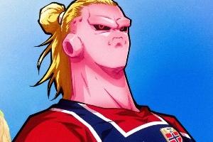 今日趣图:哈哈哈哈哈,我是哈兰德,进世界杯8强啦!配图
