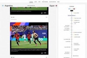 FIFA官网显示:埃及被吹的进球中,齐库脱衣庆祝的黄牌已被取消配图