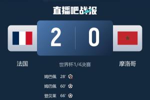 詹俊:尽管比分和上次交锋一样,但这次法国队赢得很轻松配图