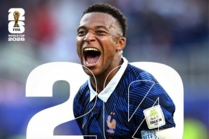 FIFA晒姆巴佩数据海报：最年轻出战20场世界杯球员，最快打进20球配图